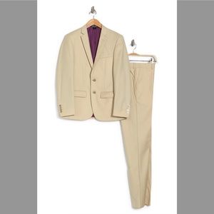 NWT - Zanetti Asti Slim Fit Notch Collar Suit - Size 36R
